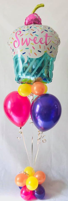 Cupcake balloon display - The Ultimate Balloon & Party Shop