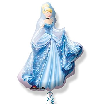 33" Foil Cinderella Disney Large Printed Balloon - The Ultimate Balloon & Party Shop