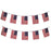 Material Flag Bunting - USA 6m - The Ultimate Balloon & Party Shop