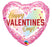 Valentines Heart Shaped Foil Balloon - Pink - The Ultimate Balloon & Party Shop